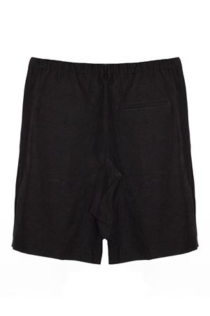 Lightweight black viscose Bermuda shorts MAURO GRIFONI | G6AB0044A99